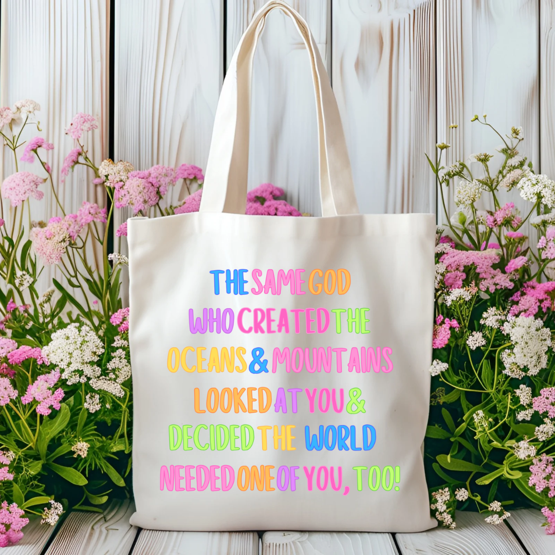 The Same God Canvas Tote