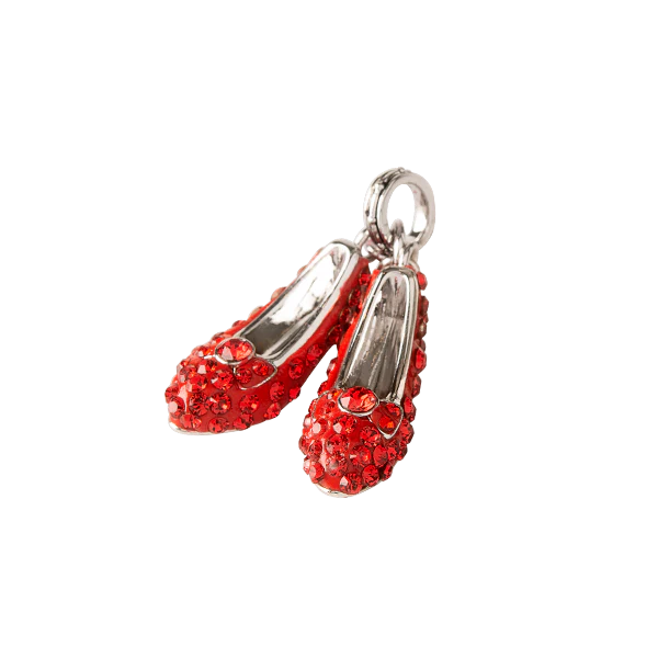 THE WIZARD OF OZ RUBY SLIPPERS CHARM PENDANT