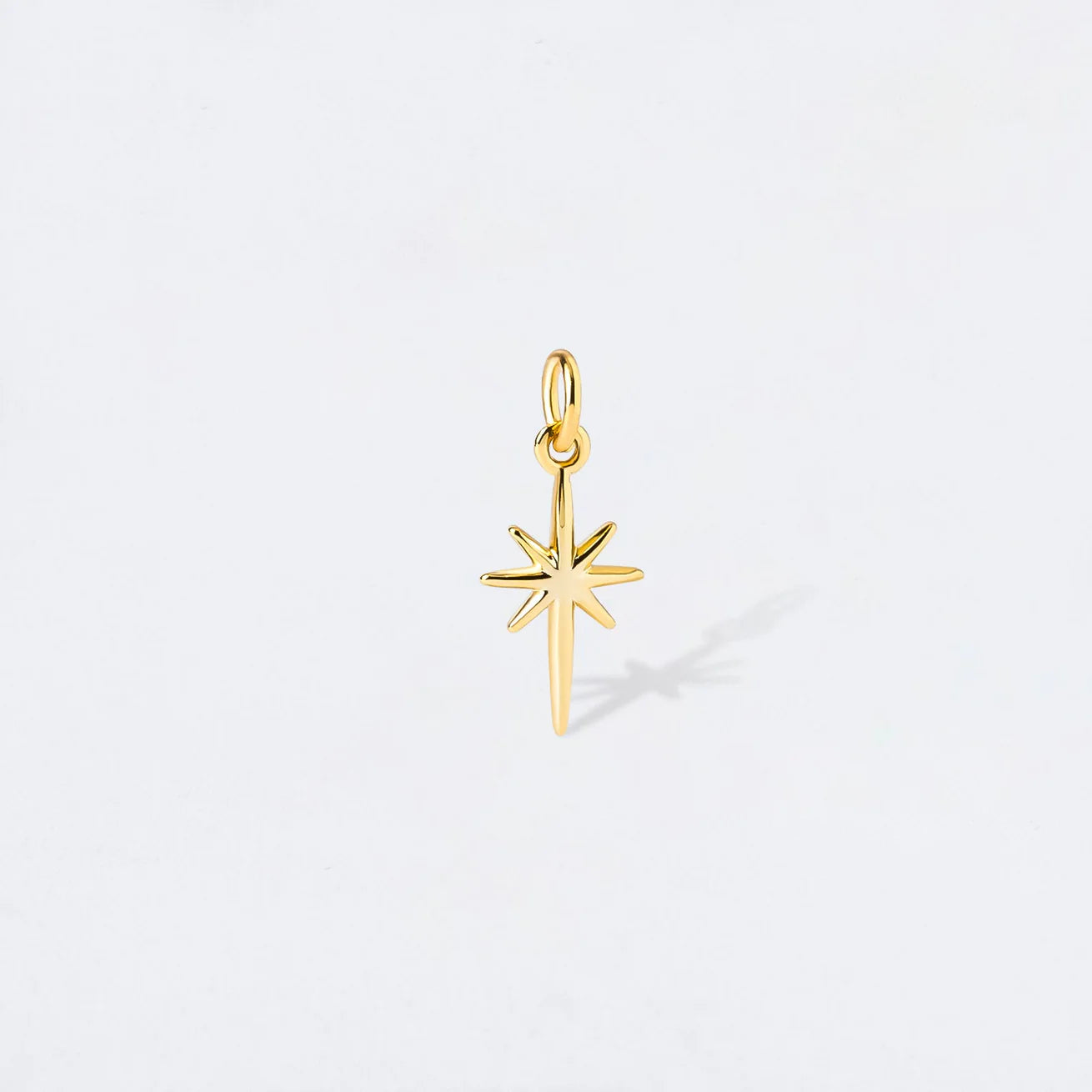 CRYSTAL NORTH STAR CHARM PENDANT