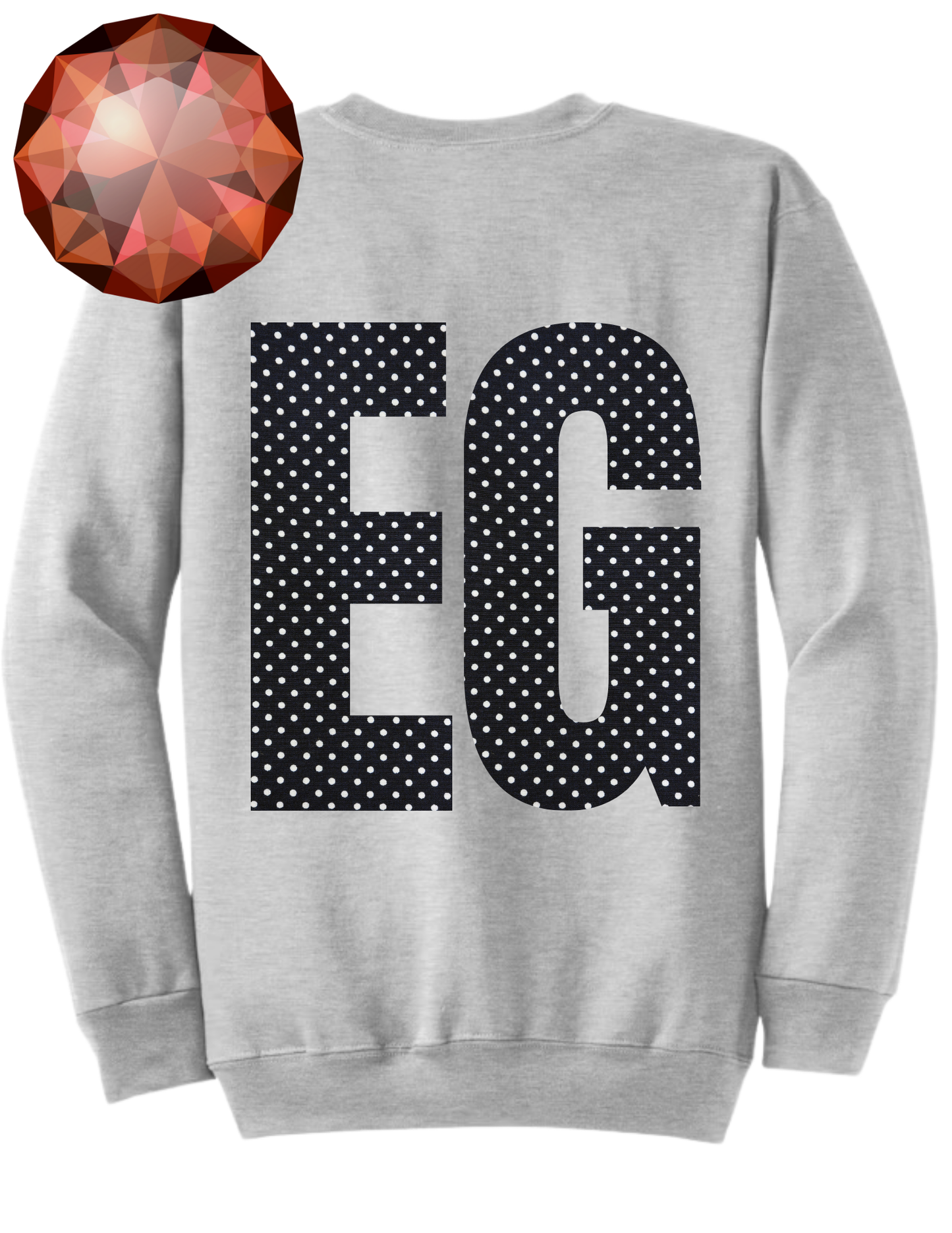Spirit Stitch Crew Neck - Reverse Appliqué Sweatshirt
