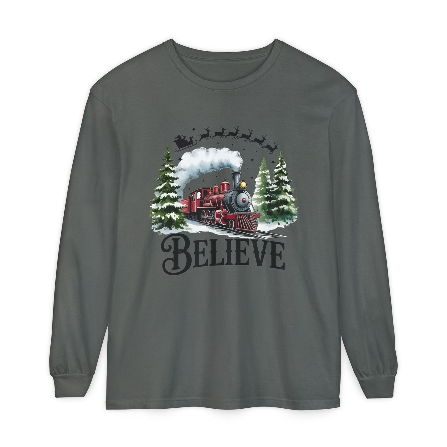 Believe Christmas Train Long Sleeve Tee | Polar Express