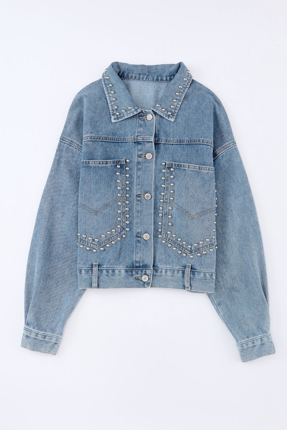 Studded denim jacket