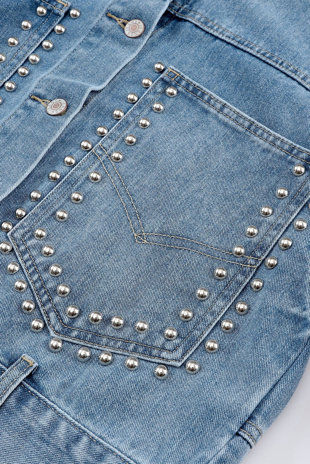 Studded denim jacket