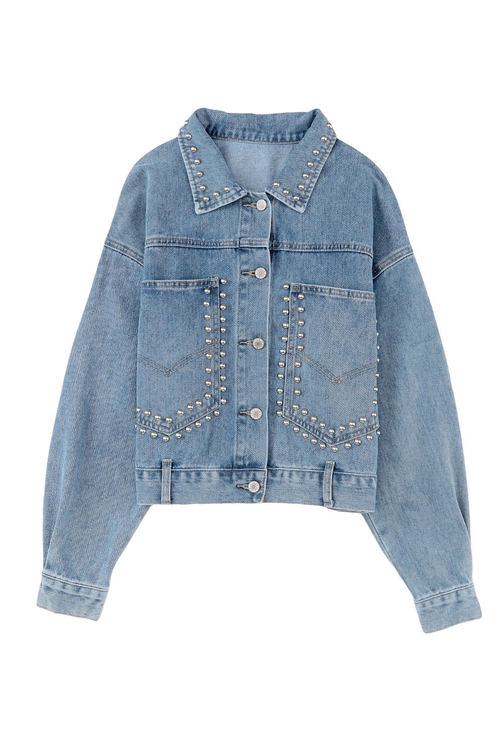 Studded denim jacket