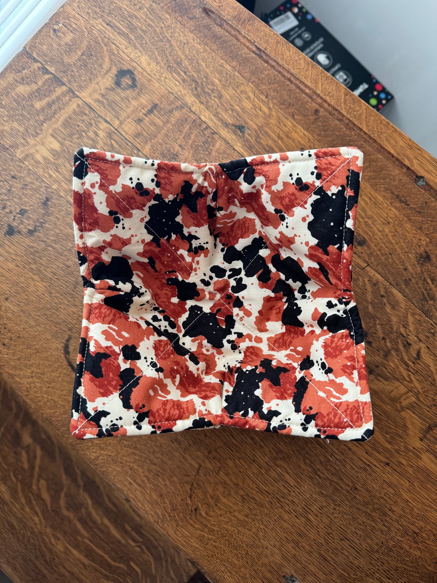 Cow Print Bowl Cozy