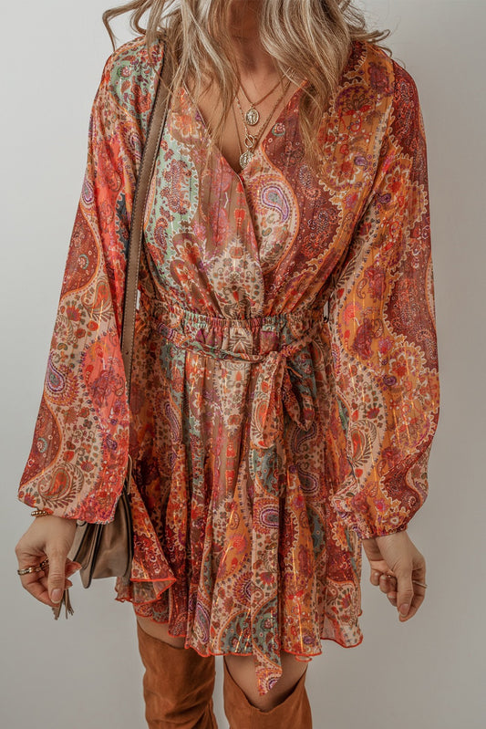 Boho paisley dress