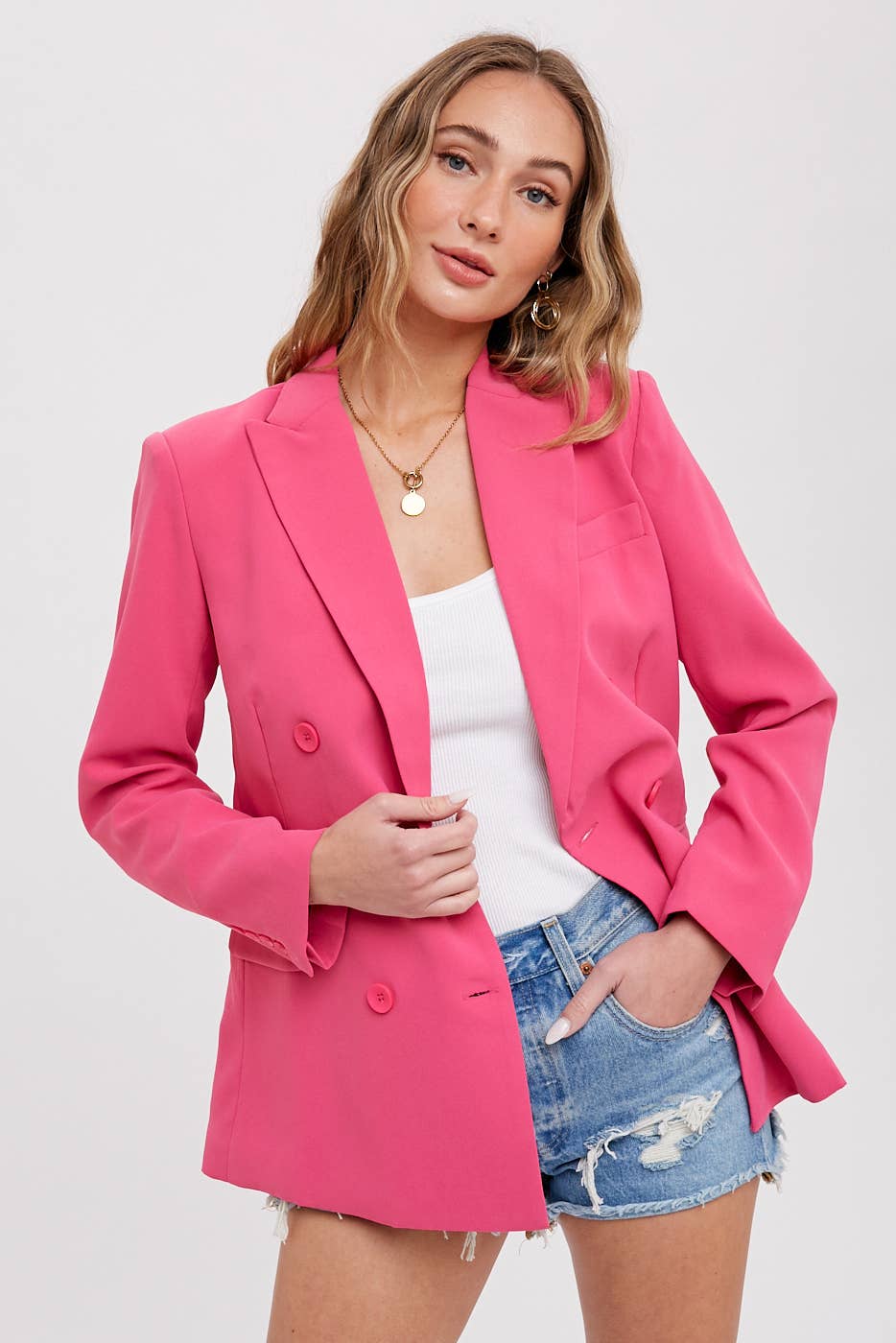 CLASSIC DOUBLE BREASTED BLAZER